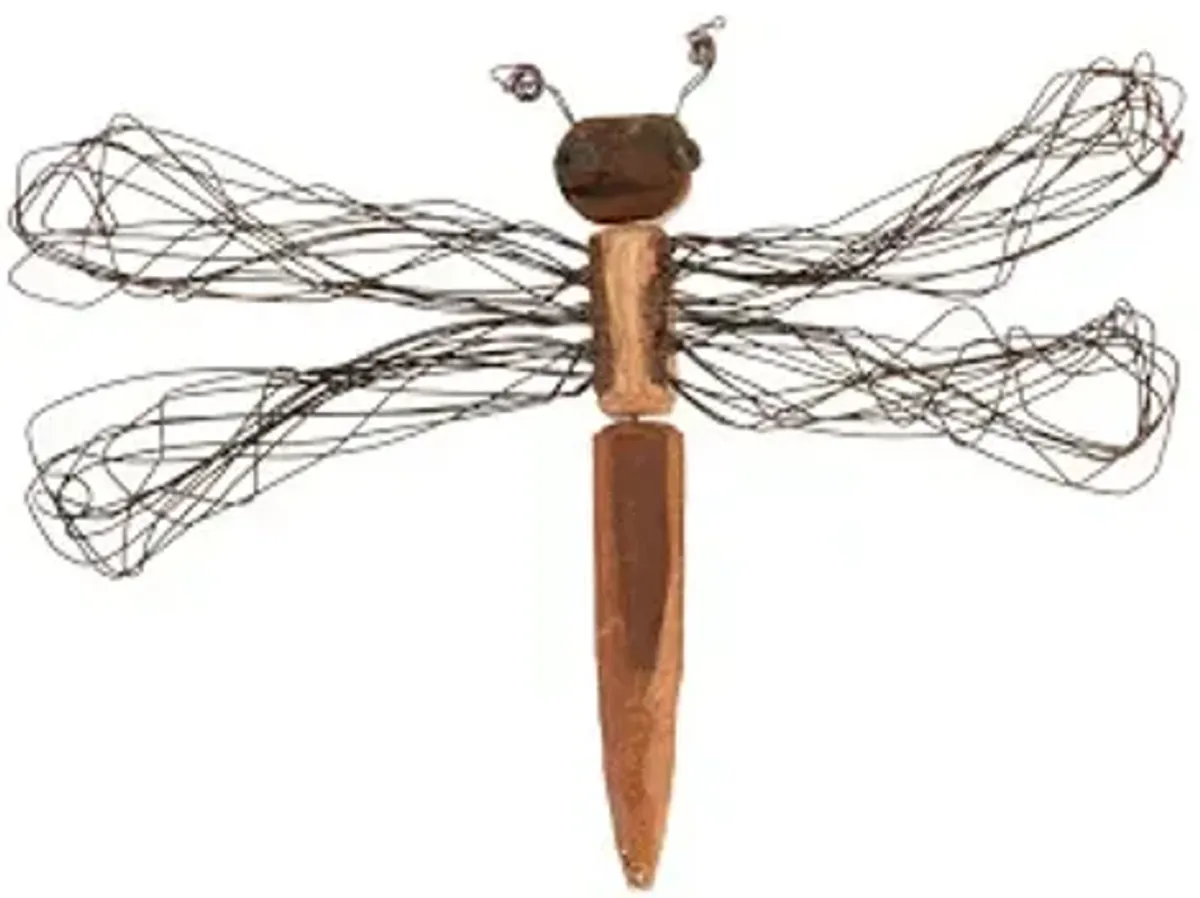 wire wing dragonfly wall art, md