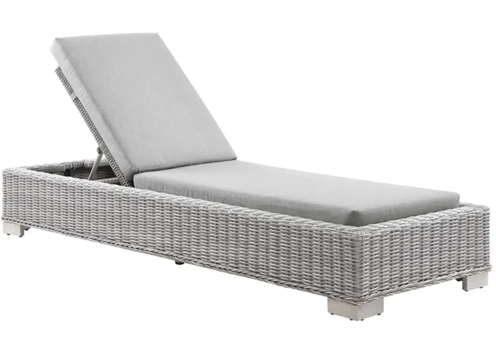 Conway Wicker Outdoor Chaise Lounge