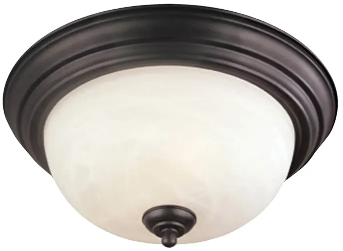 Harmony 14" Wide 2-Light Flush Mount - Painted Bronze