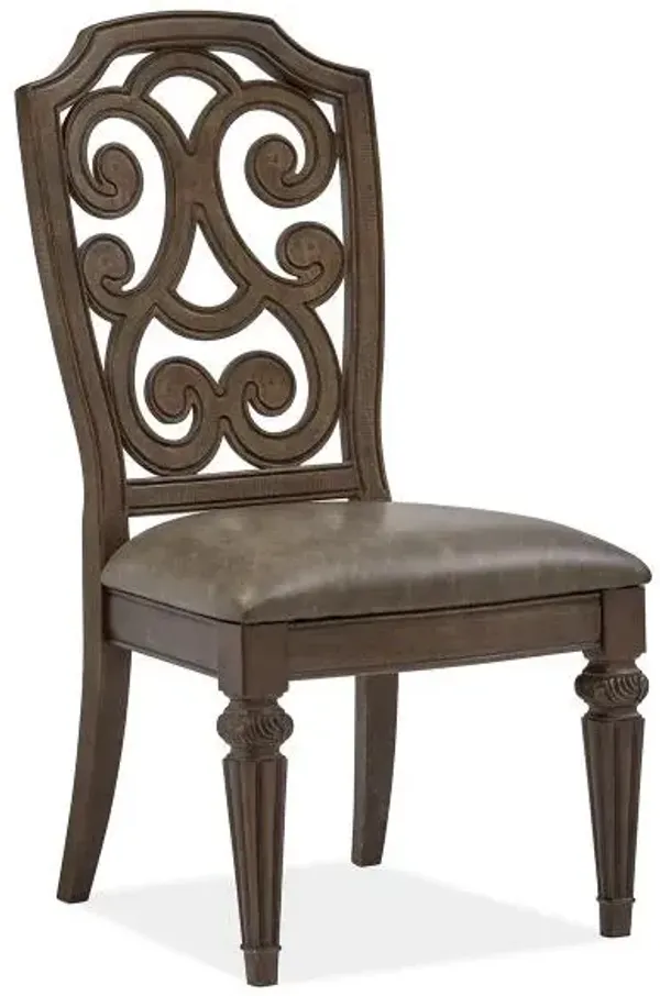 Dining Side Chair w/Upholstered Seat
