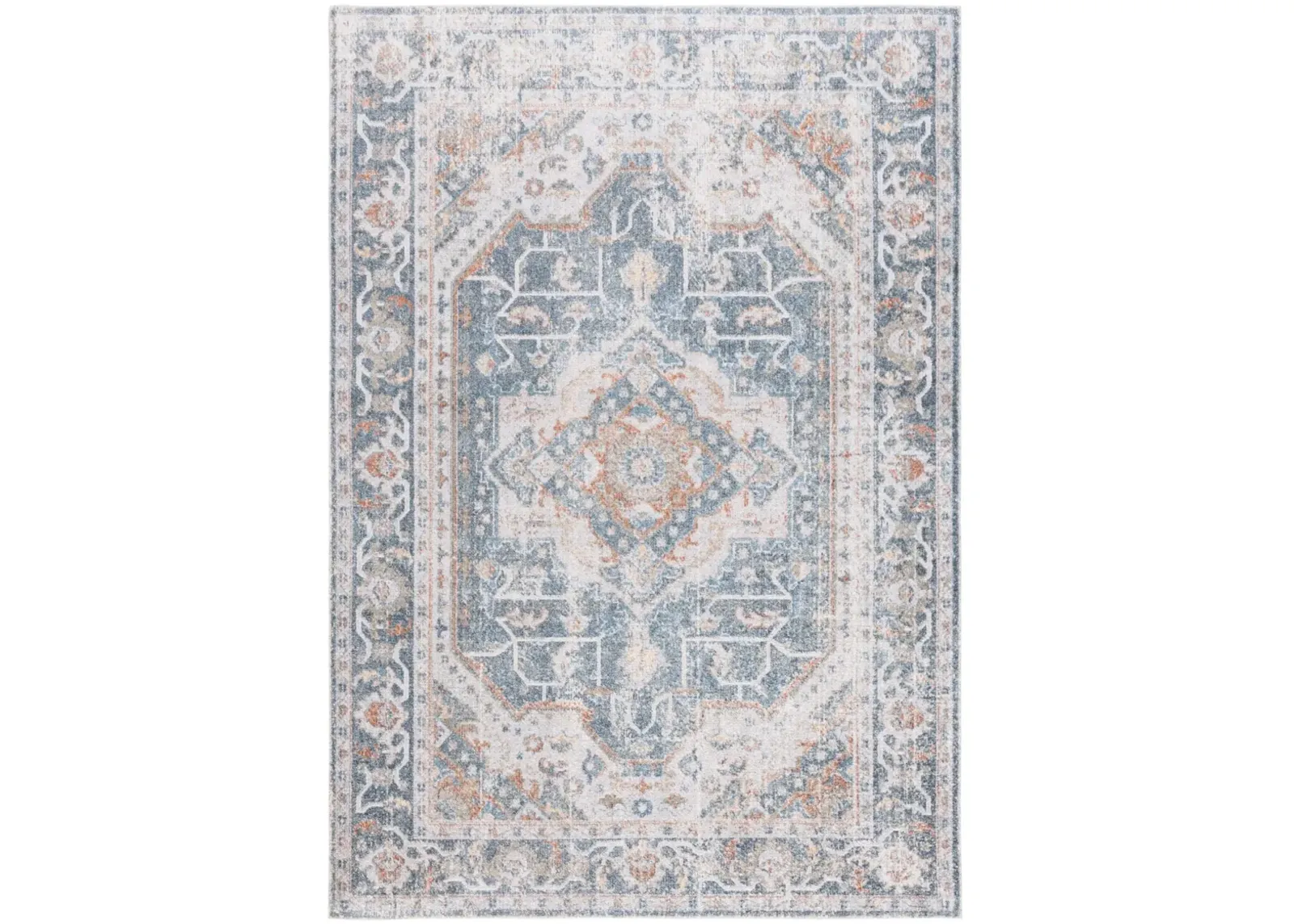 BALTIMORE 854 LIGHT GREY  5'-3' x 7'-6' Medium Rectangle Rug