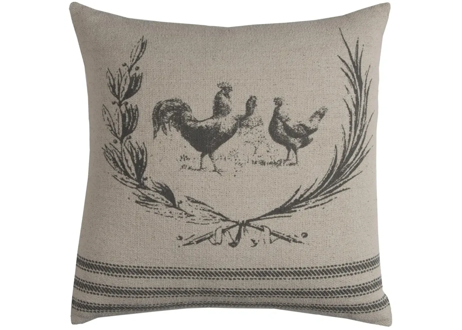 Rooster Neutral Pillow