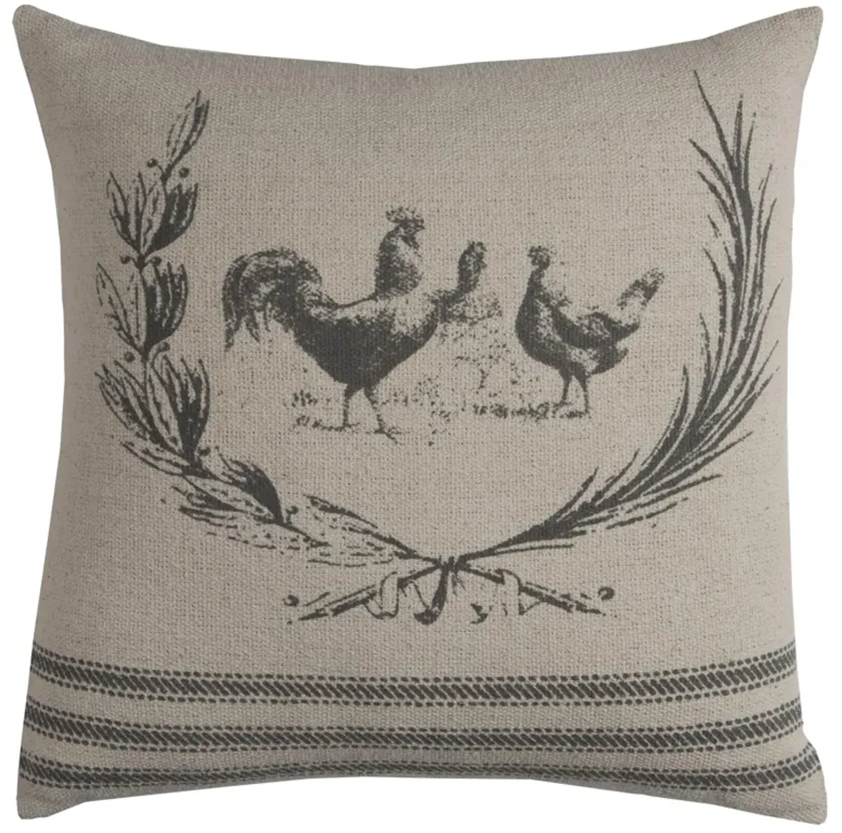 Rooster Neutral Pillow