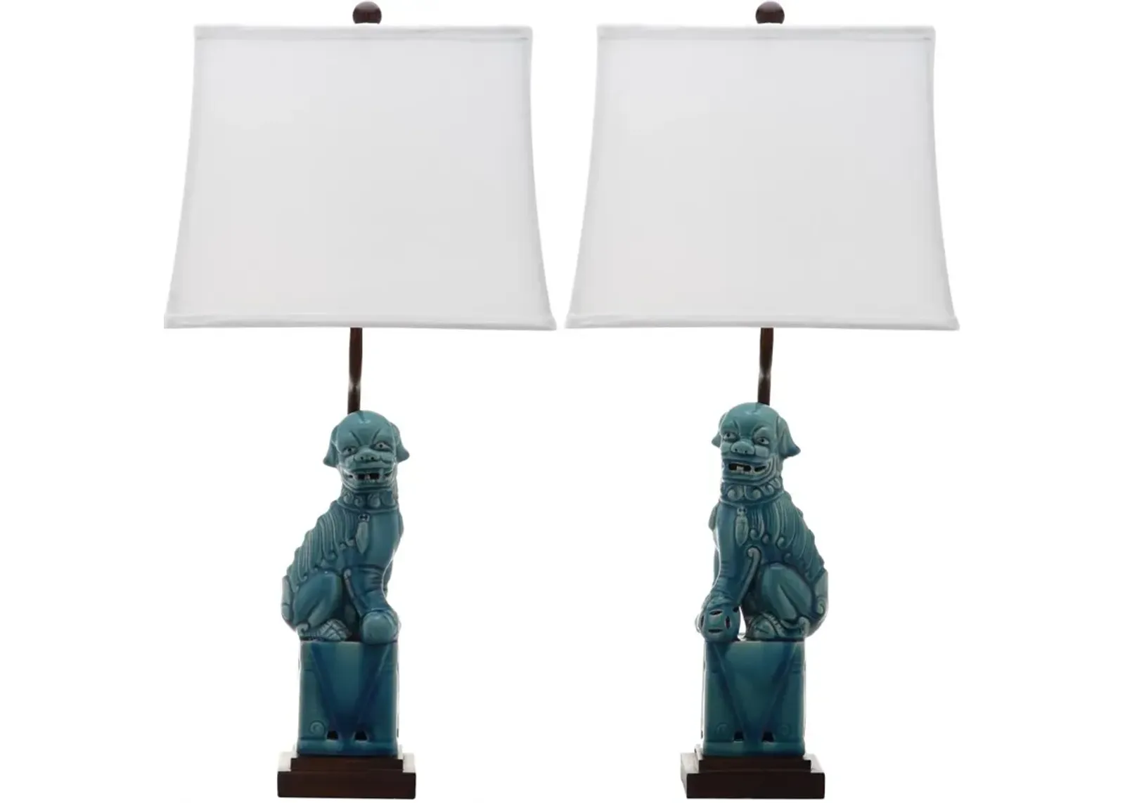 Foo 28.5-Inch H Dog Table Lamp - Set of 2