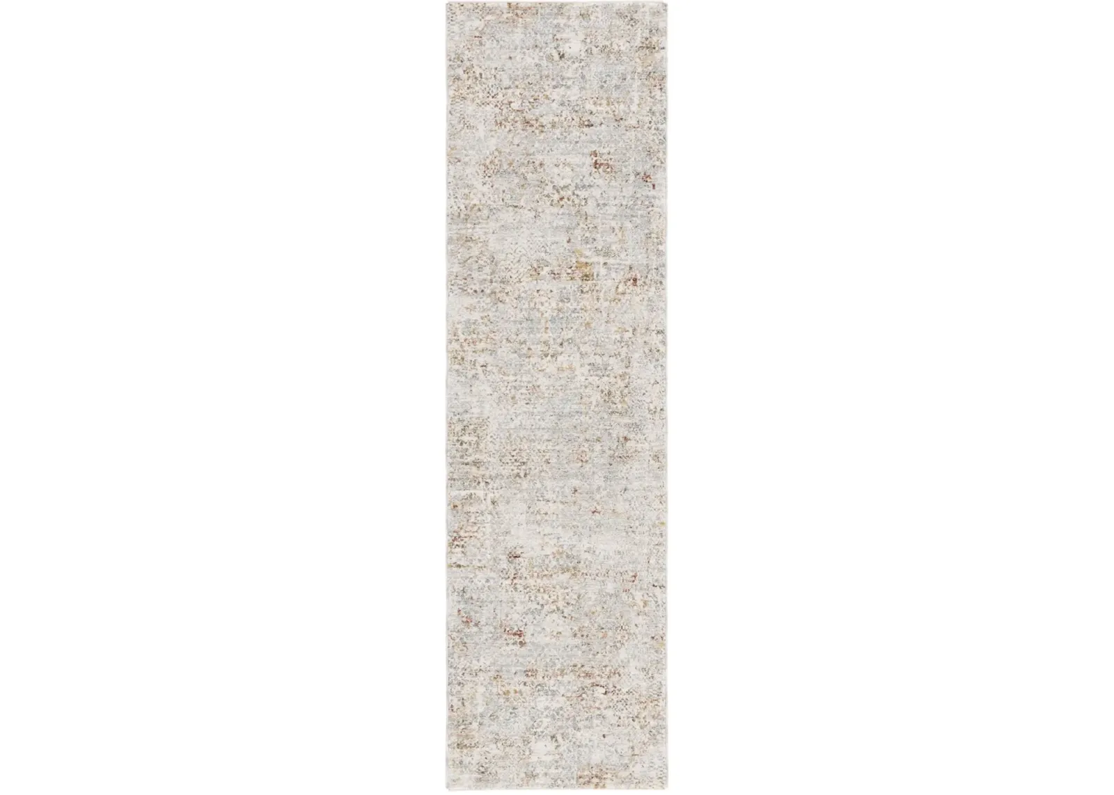 ADRIANNA 206 Blue 2'-2' X 8' Runner Rug