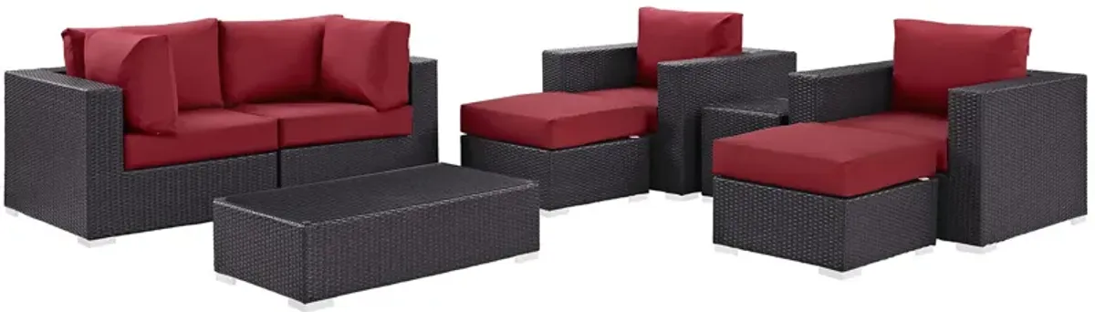 Convene 8 Piece Outdoor Patio Sectional Set