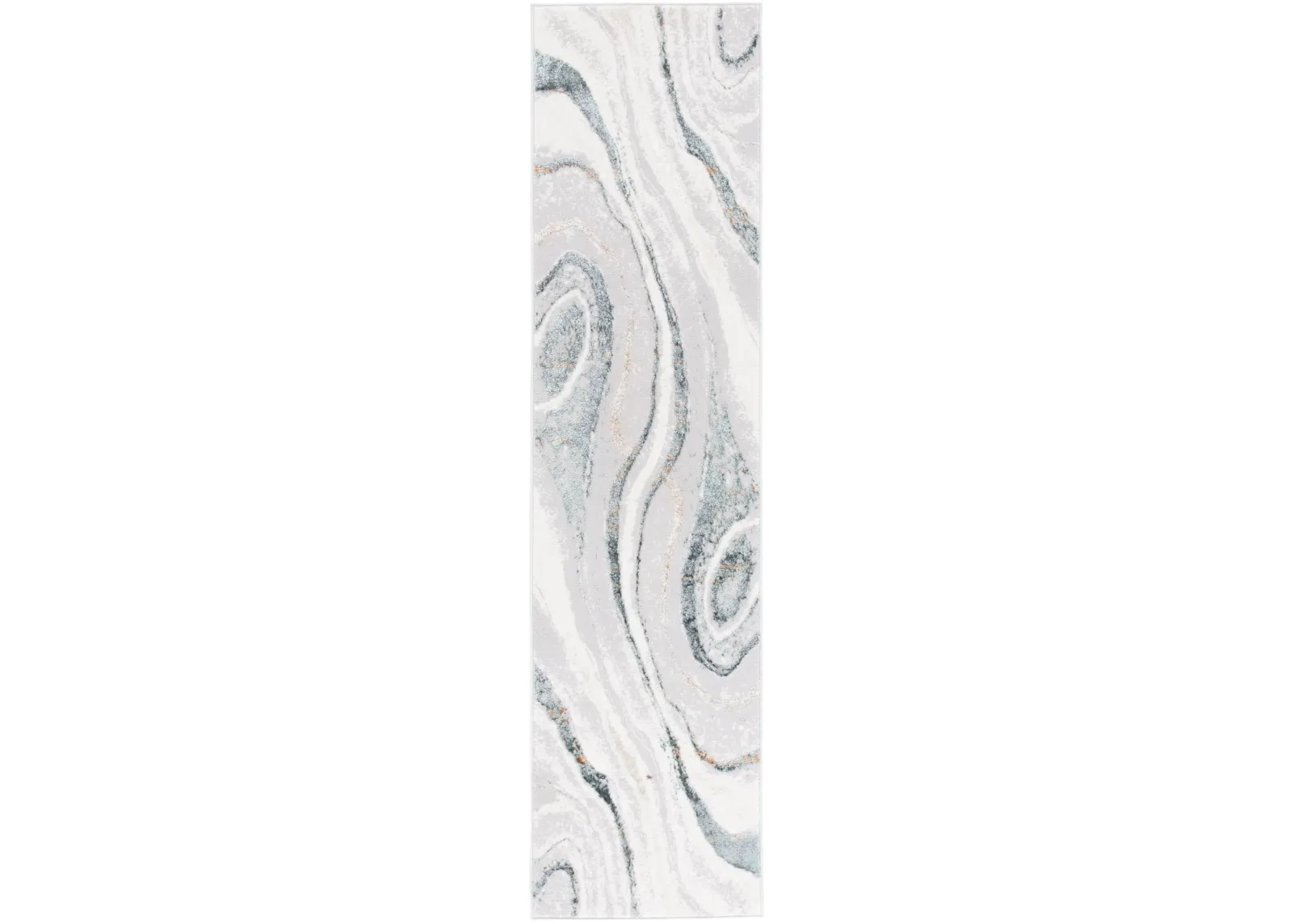 ALENIA 103 GREY  2' x 8' Runner Rug