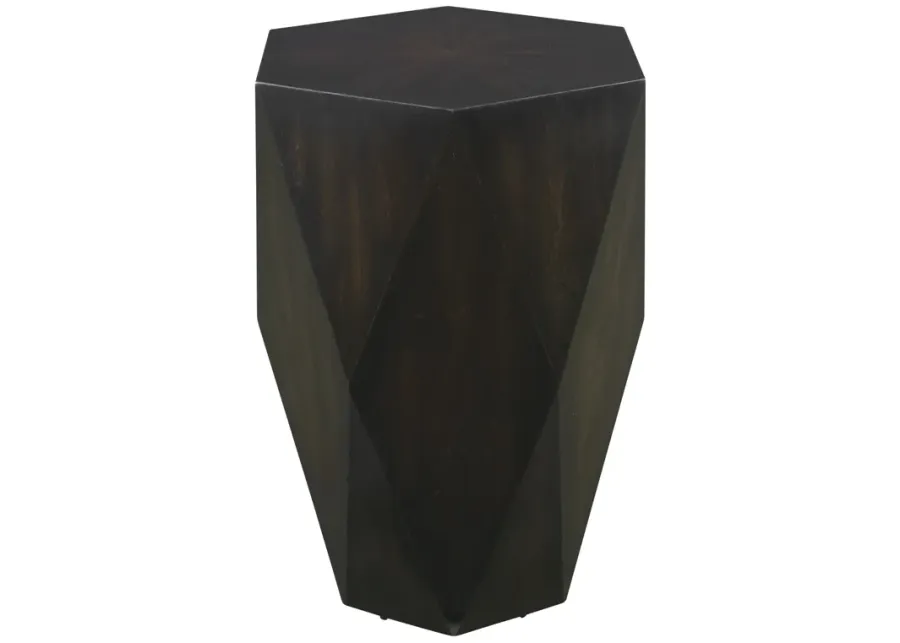 Volker Black Wooden Side Table