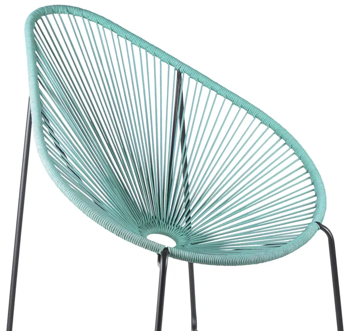 Acapulco Indoor/Outdoor Steel Papasan Lounge Chair 