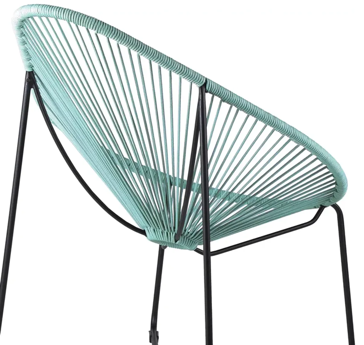 Acapulco Indoor/Outdoor Steel Papasan Lounge Chair 