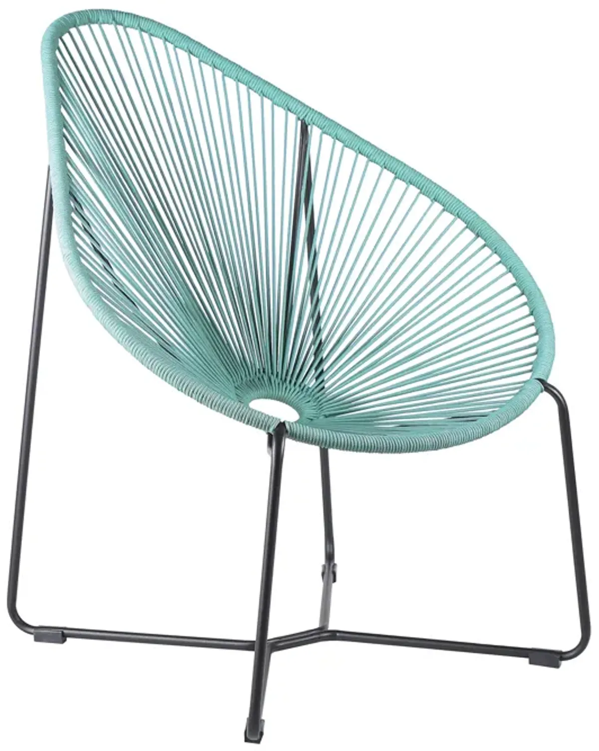 Acapulco Indoor/Outdoor Steel Papasan Lounge Chair 