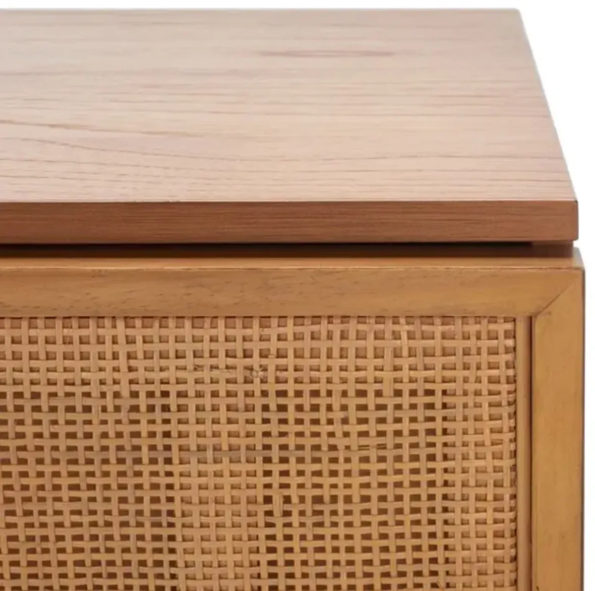 ZADIE 3 DRAWER RATTAN CHEST