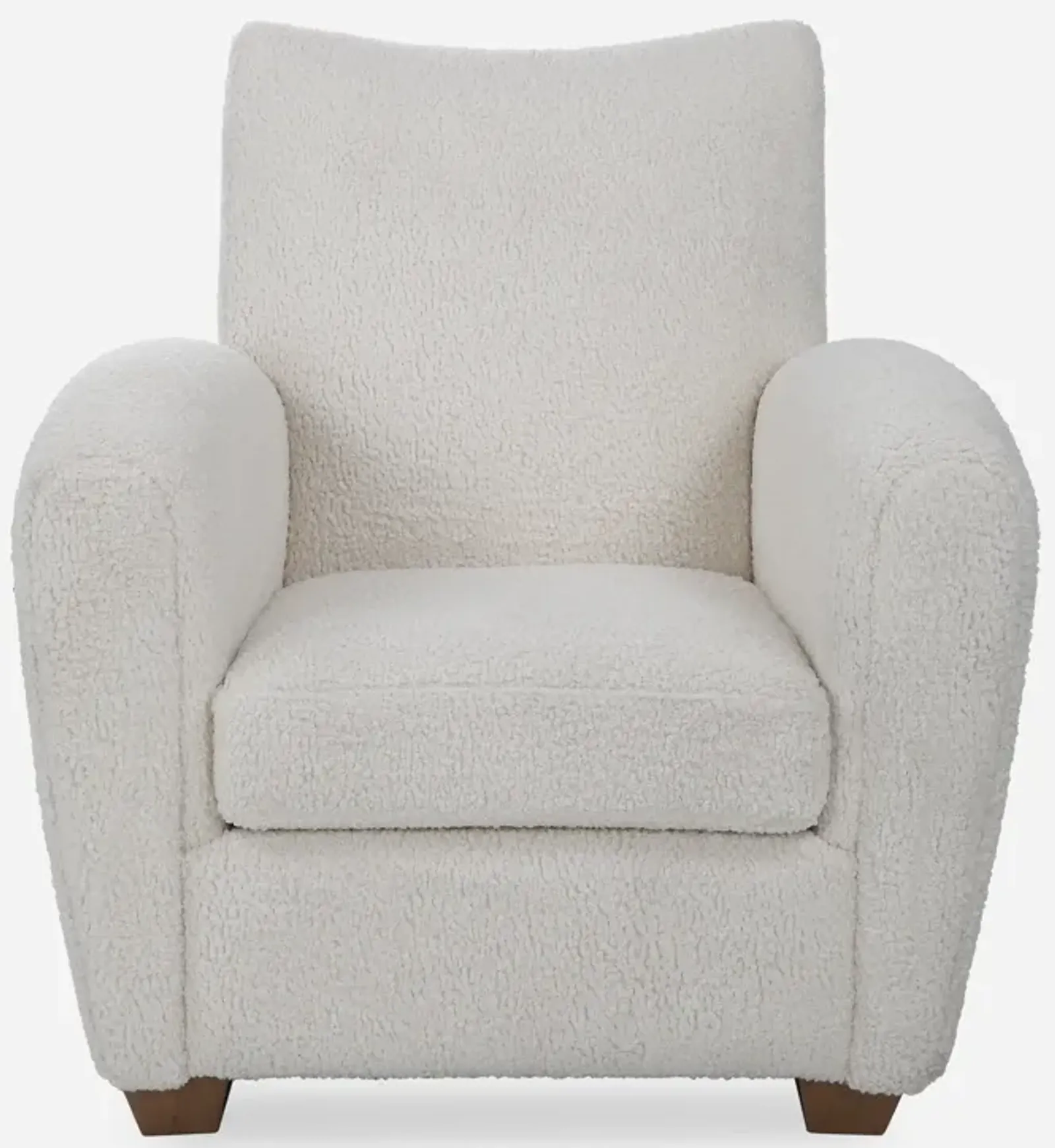 Teddy White Shearling Accent Chair