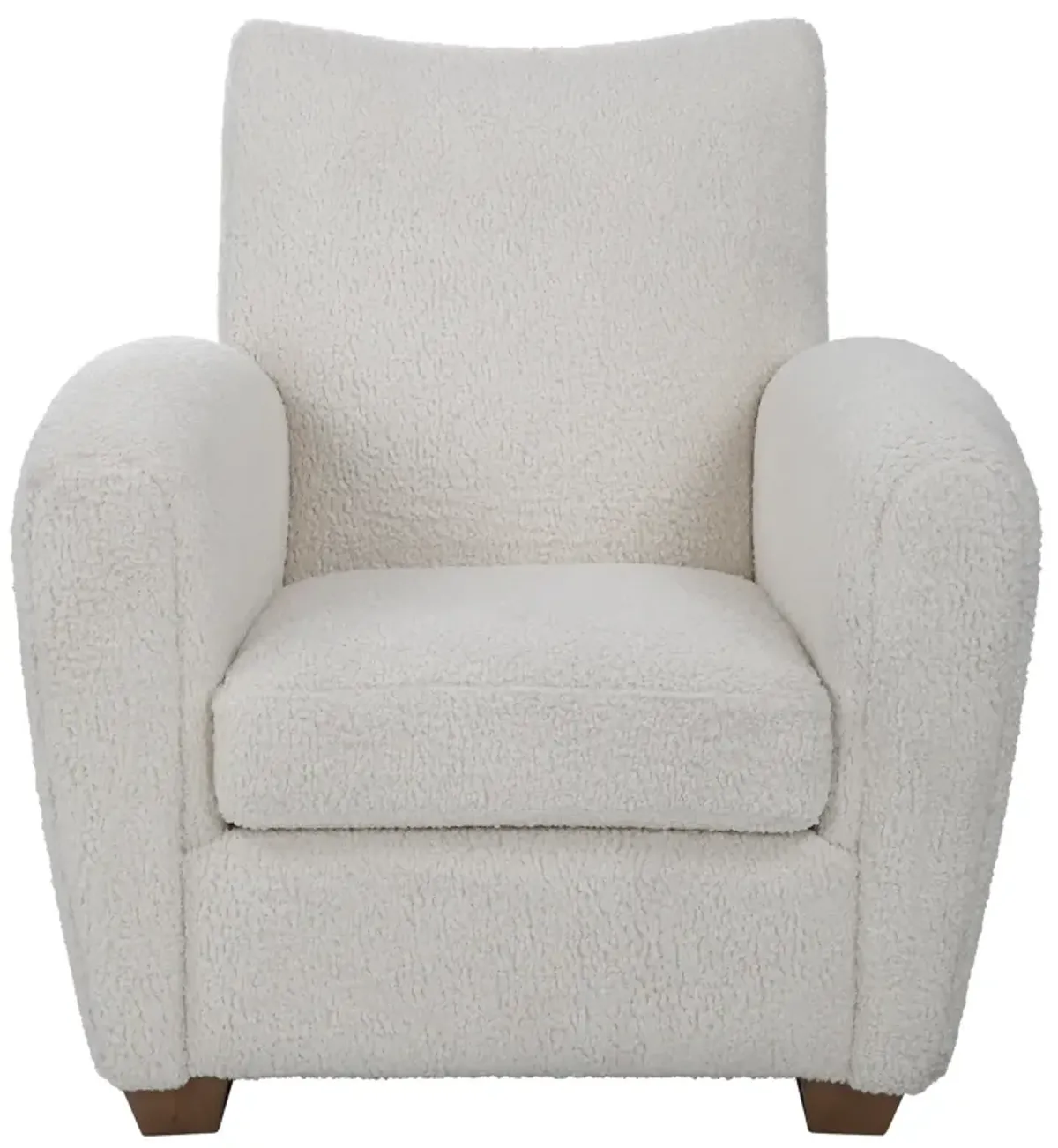 Teddy White Shearling Accent Chair