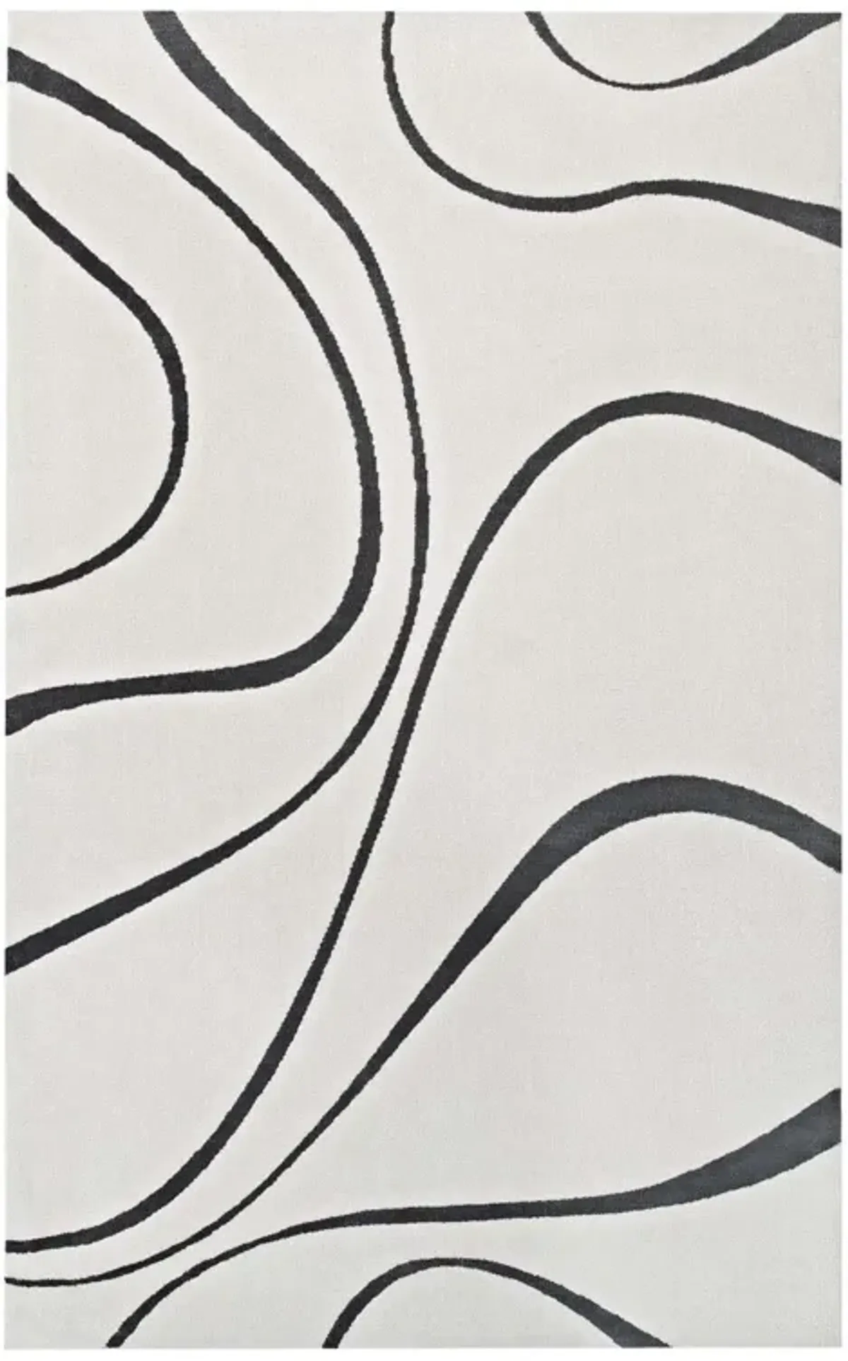 Therese Abstract Swirl 5x8 Area Rug