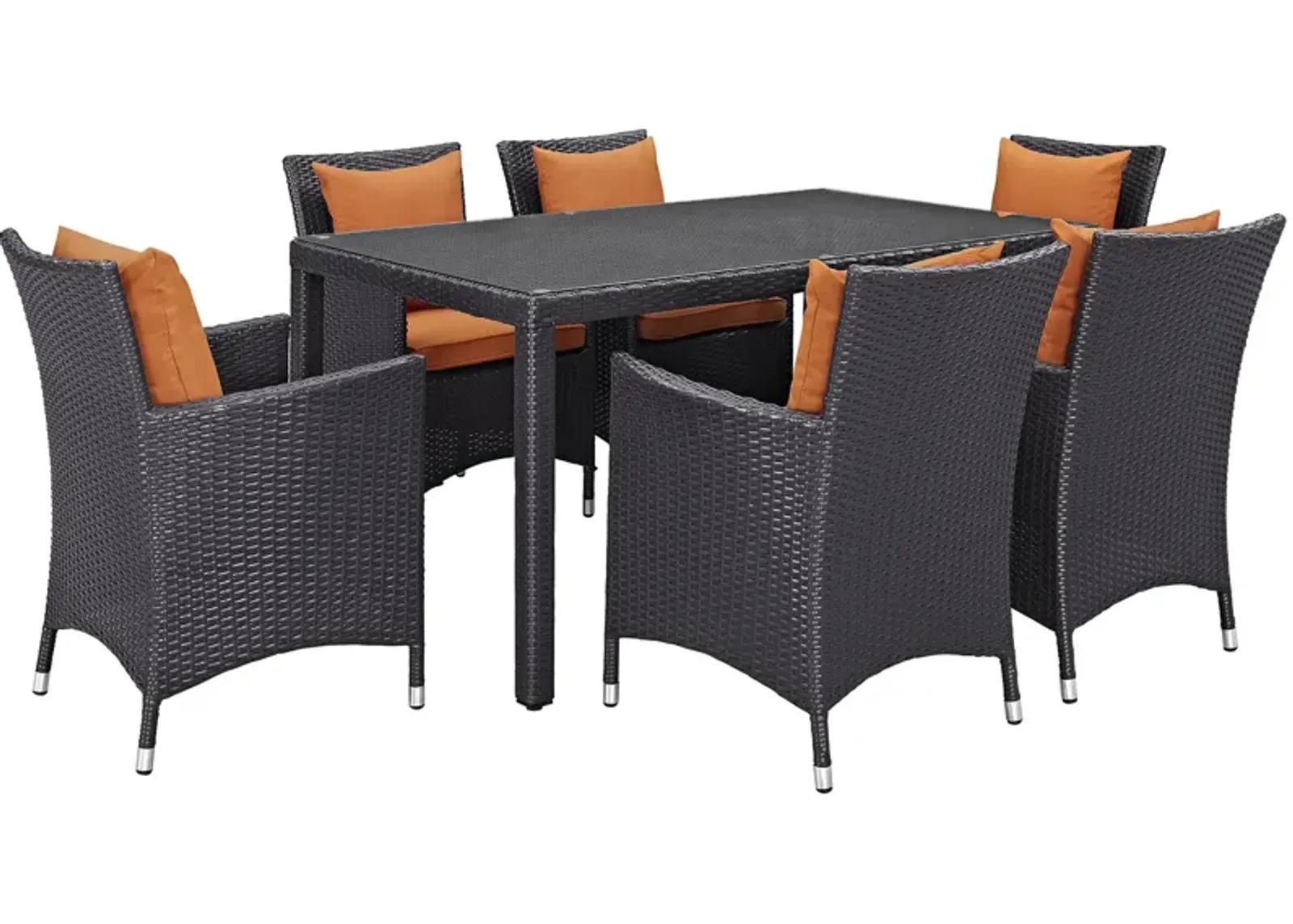 Convene 7 Piece Outdoor Patio Dining Set