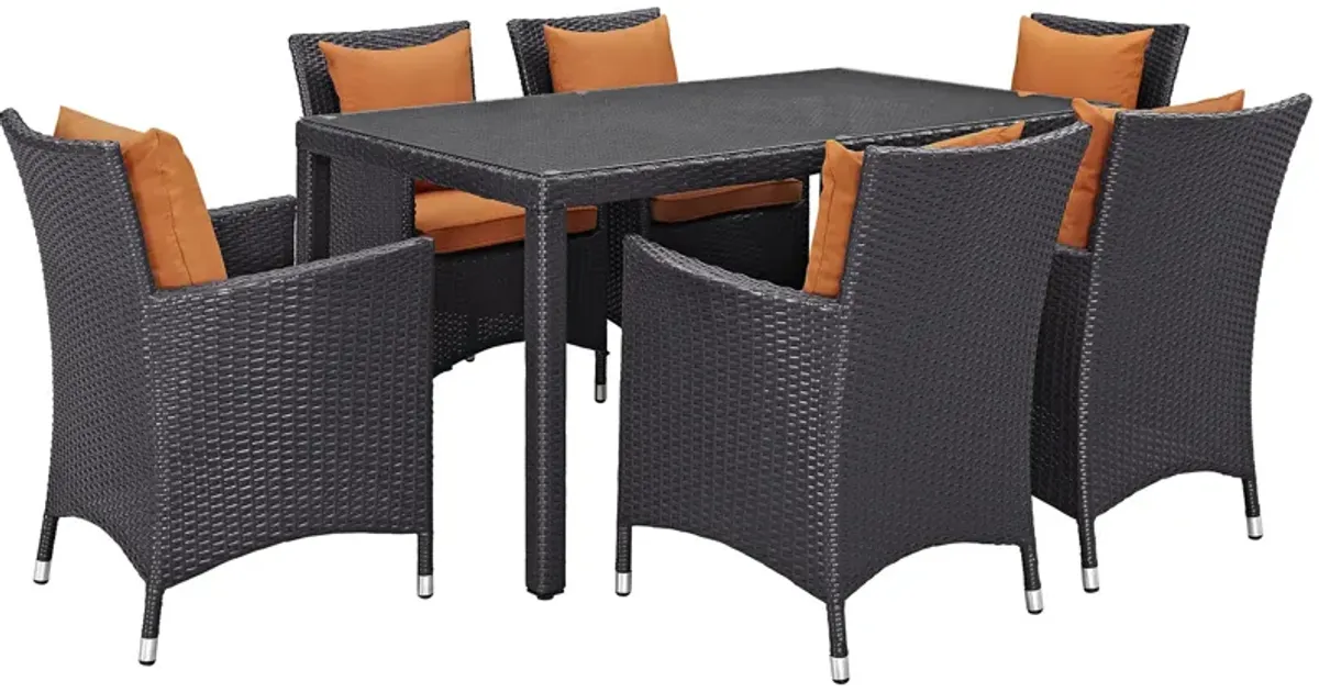 Convene 7 Piece Outdoor Patio Dining Set