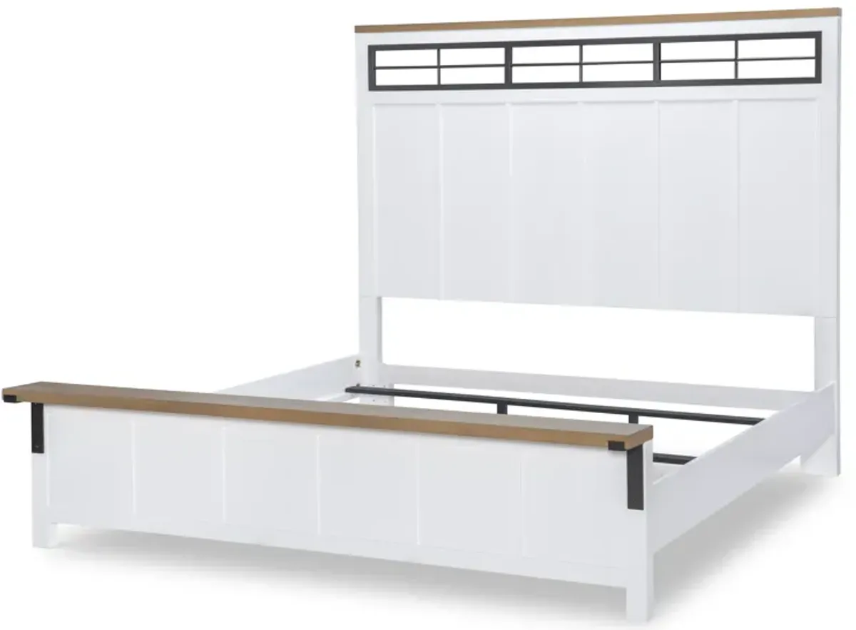 Franklin Complete Two Tone Panel Bed Queen 50