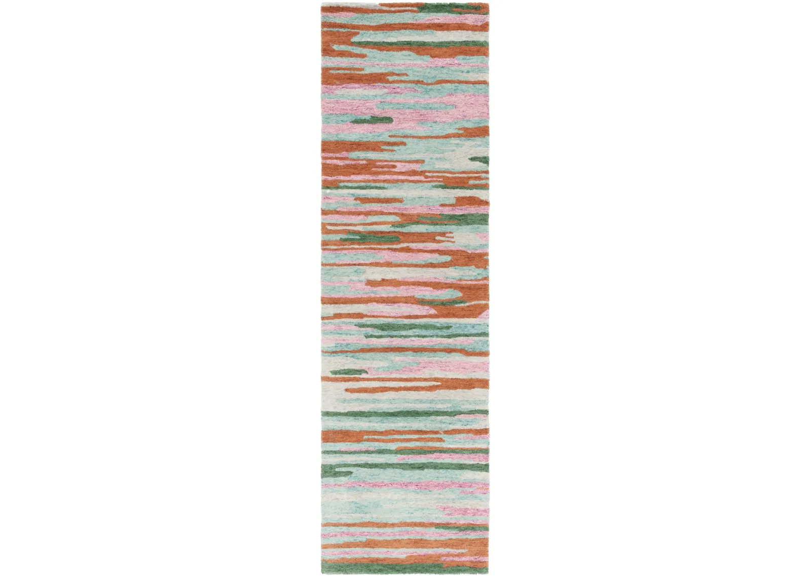 BELLAGIO 201 GREEN  2'-3' x 8' Runner Rug