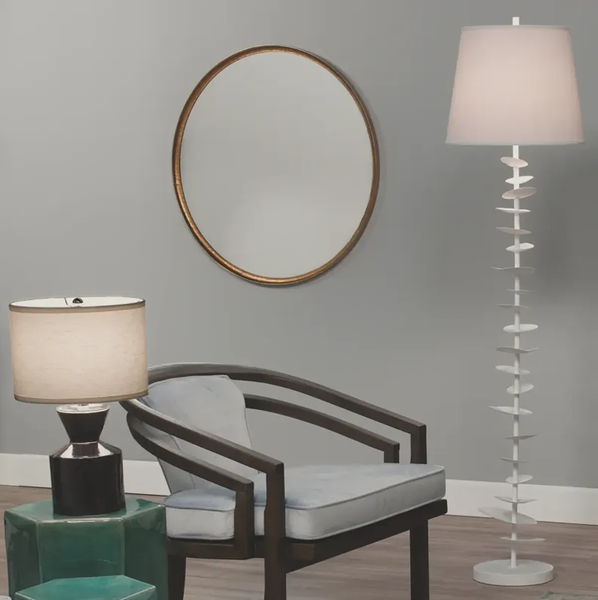 Refined Round Mirror