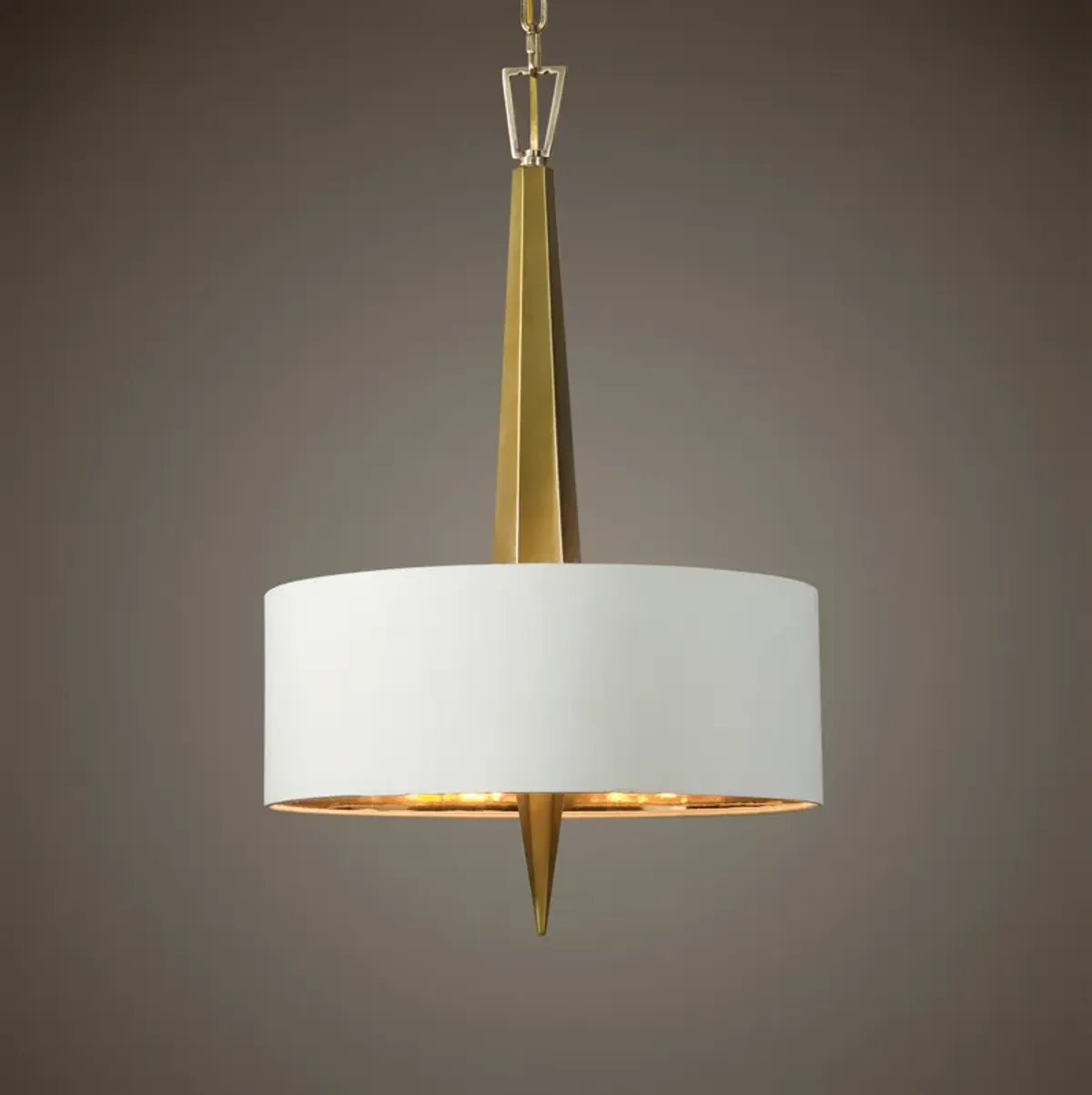 Obeliska 3 Light Gold Chandelier