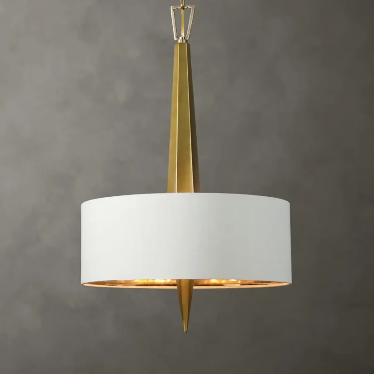 Obeliska 3 Light Gold Chandelier