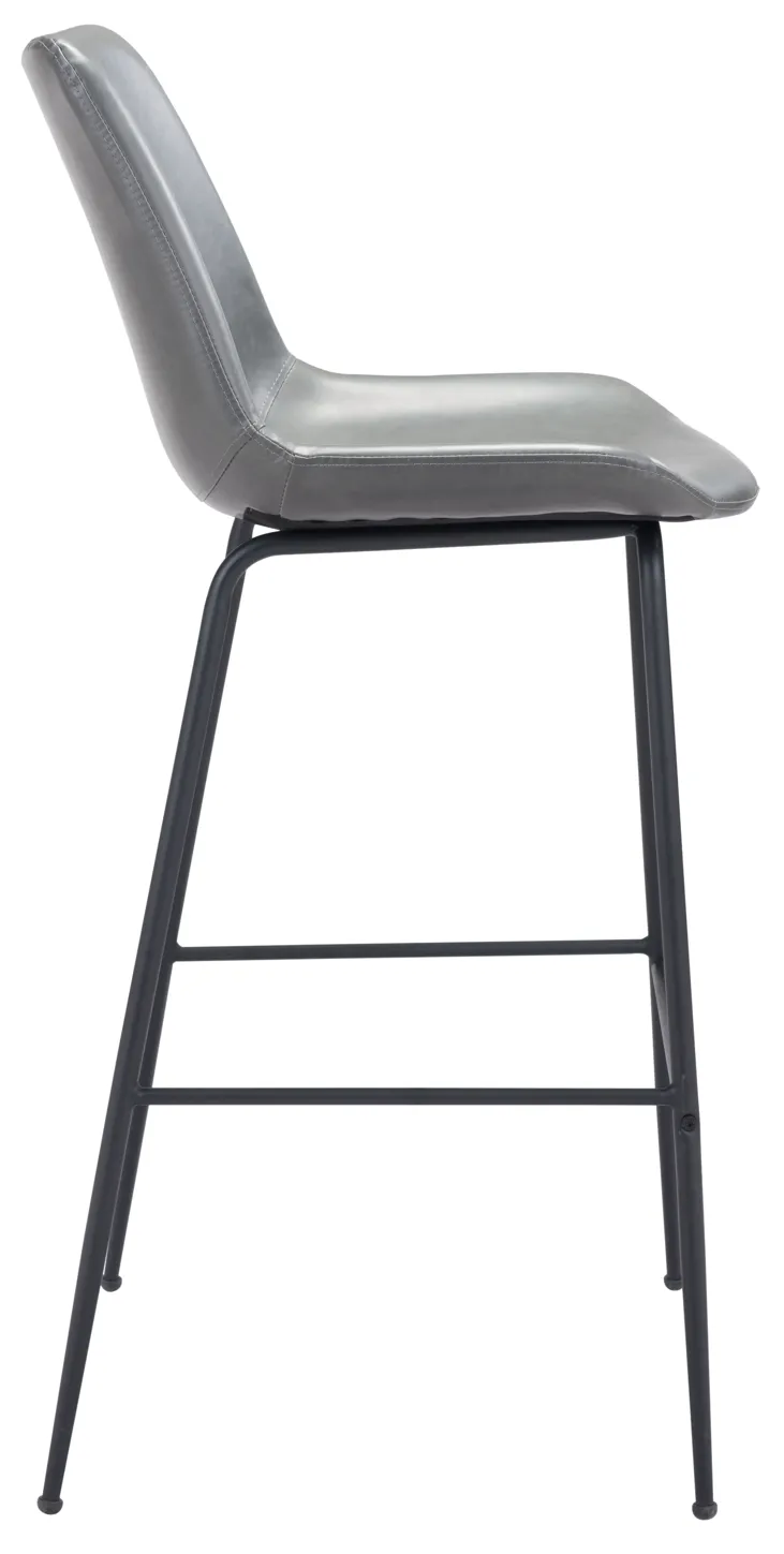 Byron Barstool Gray