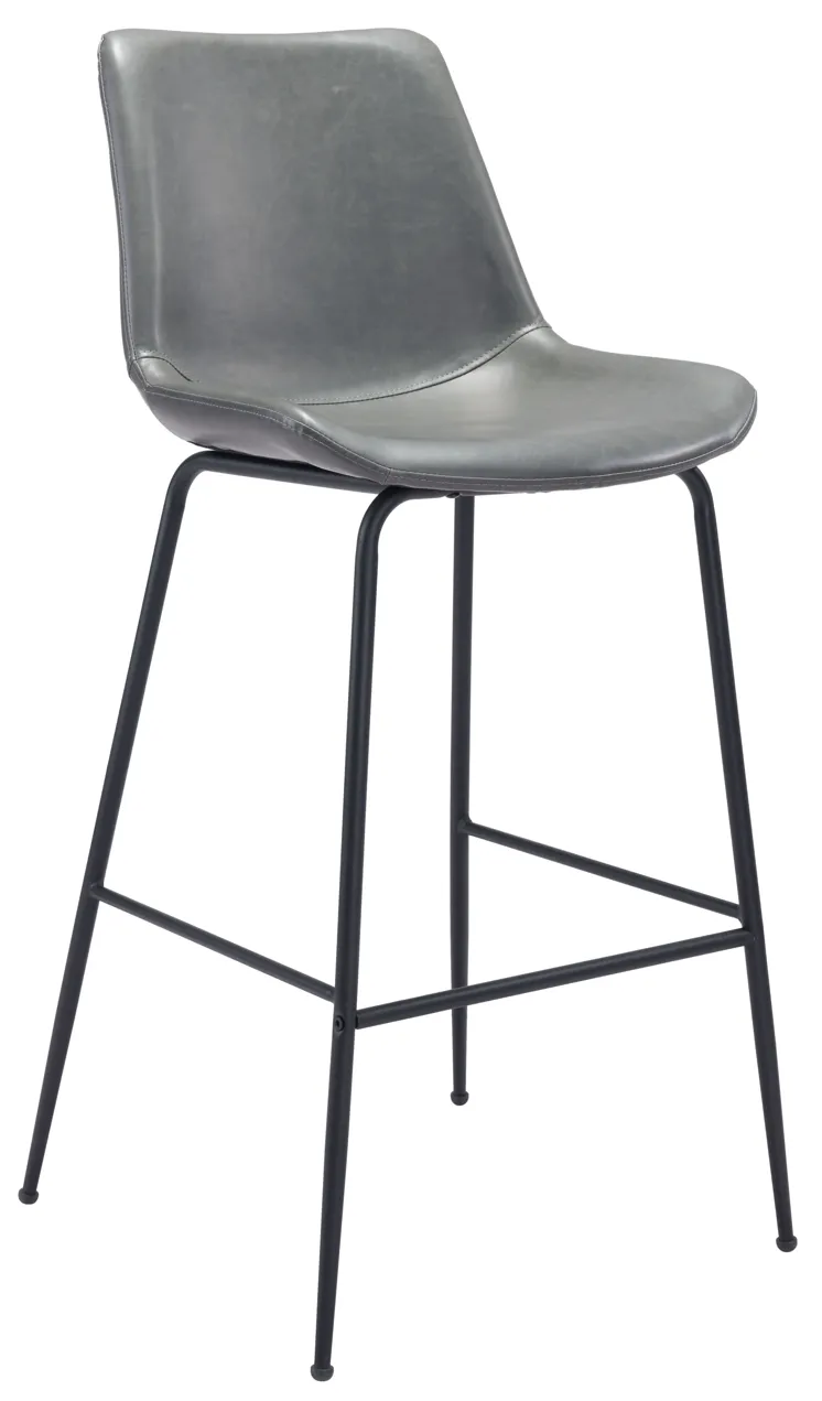 Byron Barstool Gray