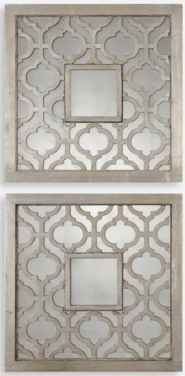Sorbolo Squares Decorative Mirror Set/2