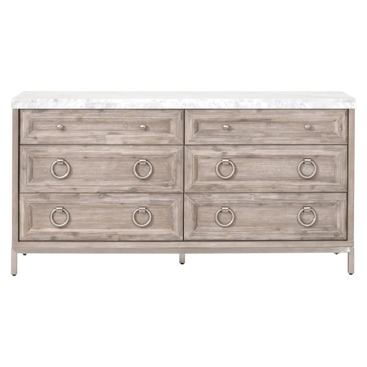 Azure Carrera 6-Drawer Double Dresser