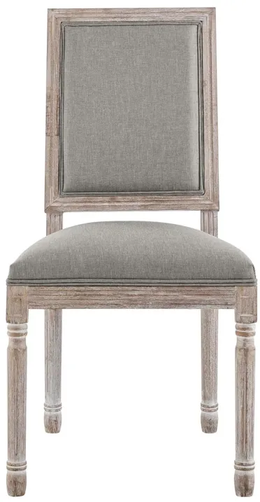 Court Vintage French Fabric Dining Chair