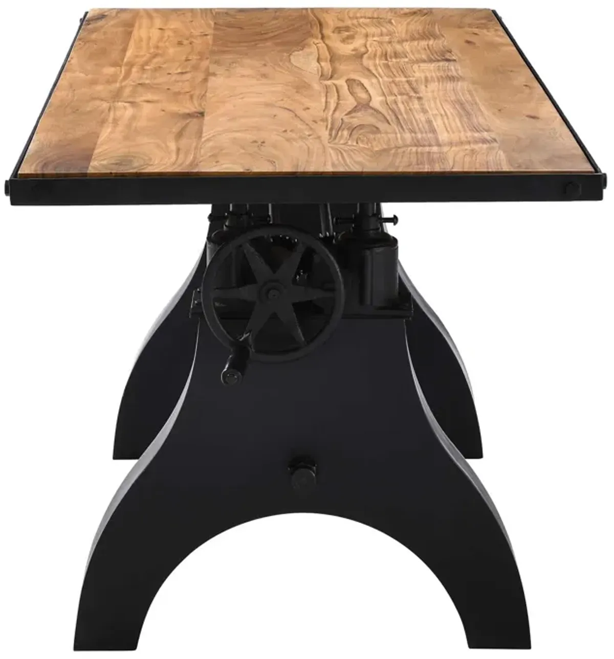 Genuine 60" Crank Adjustable Height Dining Table and Computer Desk