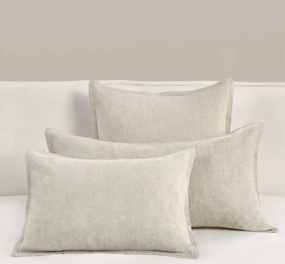 Talia Cotton Linen Blend Natural King Sham