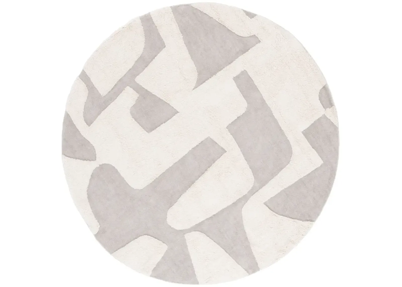 CASABLANCA 790 GREY  6' x 6' Round Round Rug