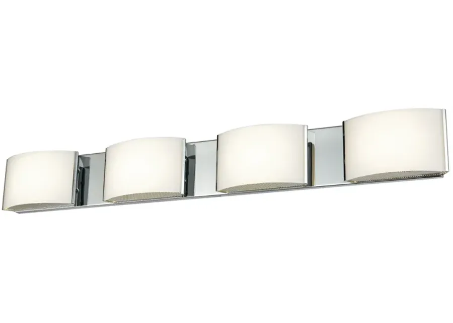 Pandora 34.5" Wide 4-Light Vanity Light - Chrome