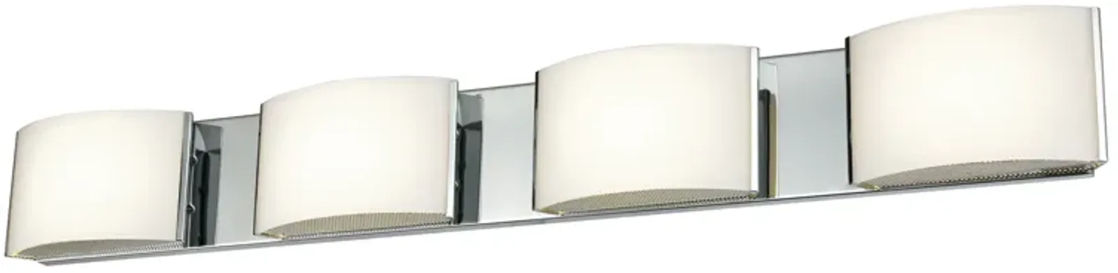 Pandora 34.5" Wide 4-Light Vanity Light - Chrome