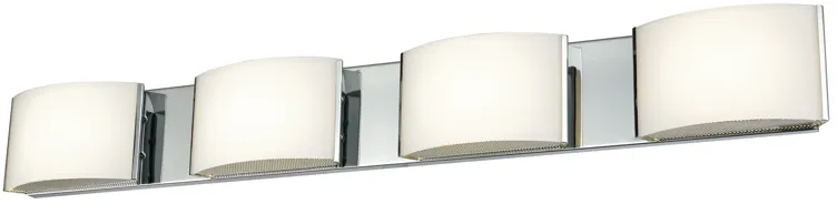 Pandora 34.5" Wide 4-Light Vanity Light - Chrome