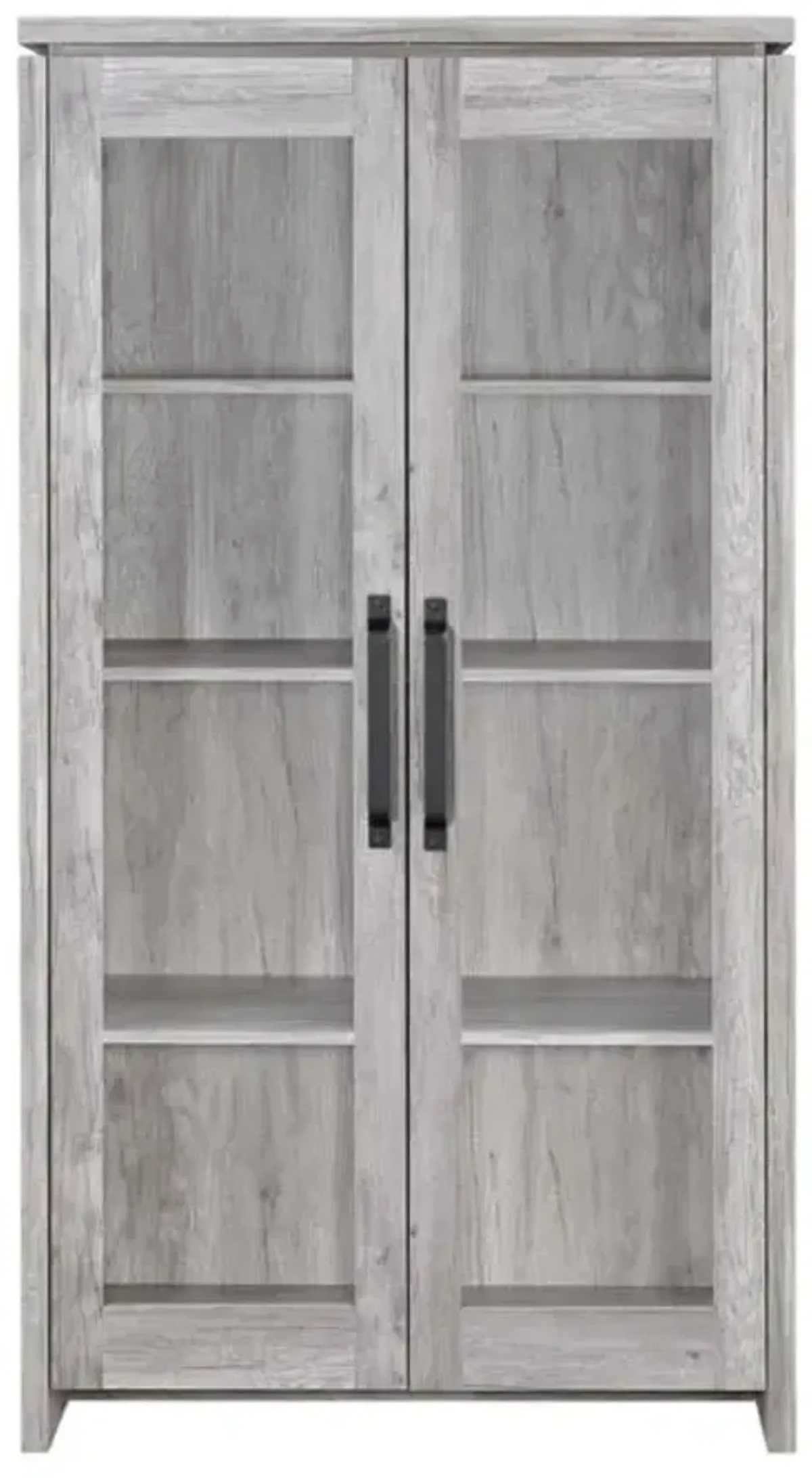 Alejo 2-door Tall Cabinet Grey Driftwood