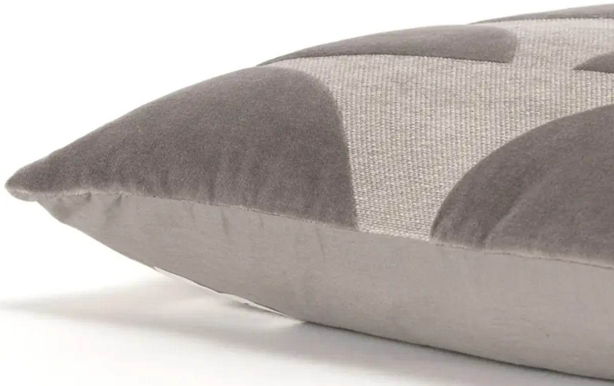 Geometric Light Grey  Pillow