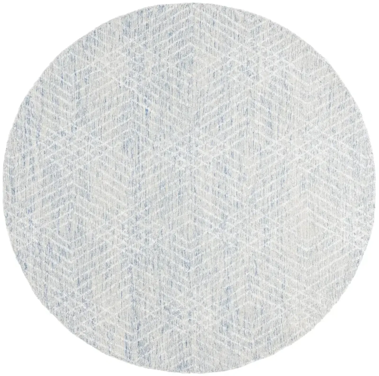 ABSTRACT 499 BLUE  6' x 6' Round Round Rug