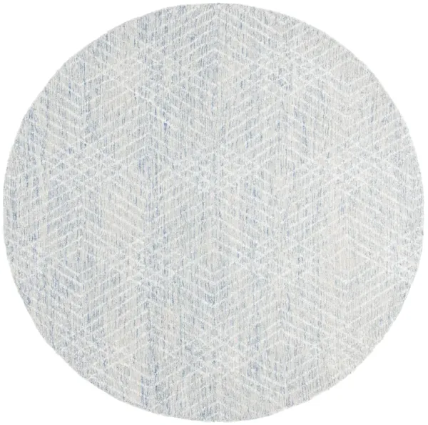 ABSTRACT Hand Tufted 6' x 6' Round area rug