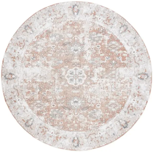 BALTIMORE 852 Beige 6'-7' X 6'-7' Round Round Rug