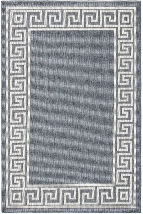 BERMUDA 820 Blue 8' X 8' Square Square Rug