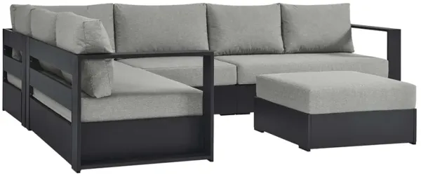 Tahoe 5-Piece Outdoor Patio Powder-Coated Aluminum Sectional Sofa Set by Modway