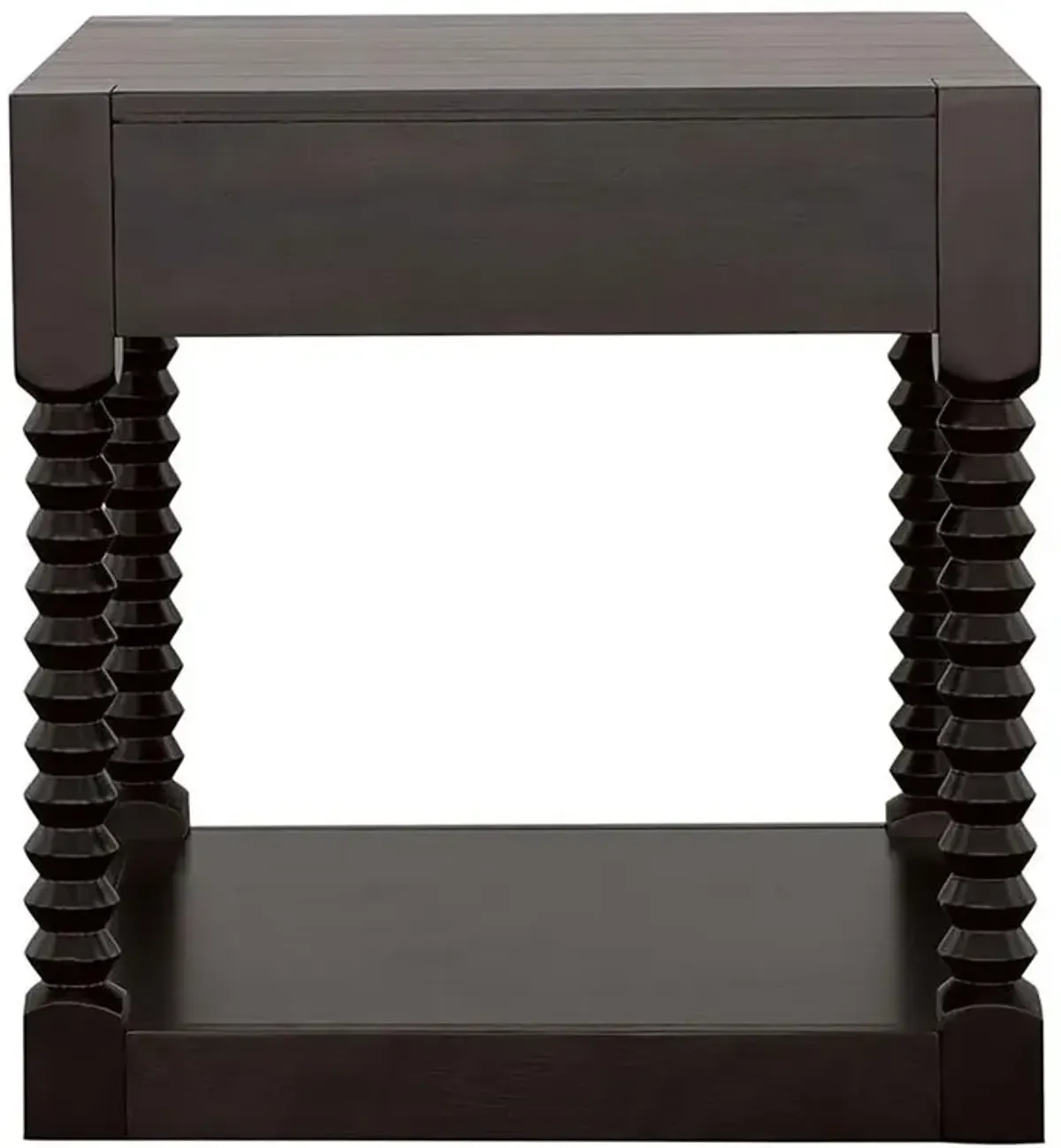 Meredith 1-drawer End Table Coffee Bean