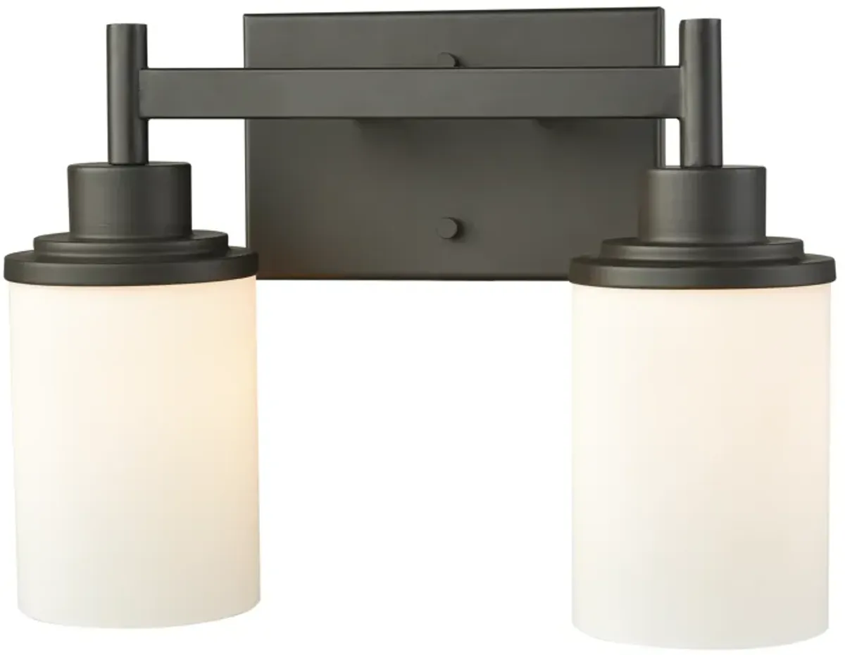 Belmar 13" Wide 2-Light Vanity Light - Oil Rubbed Bronze