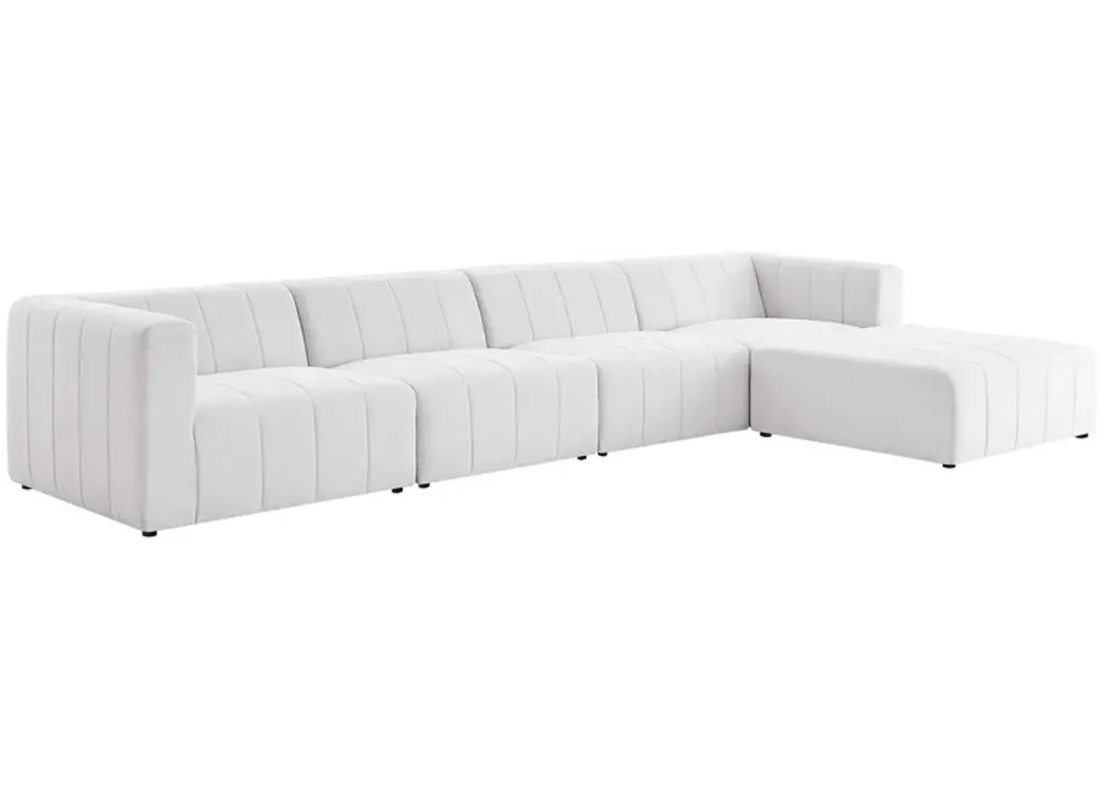 Bartlett Upholstered Fabric 5-Piece Sectional 