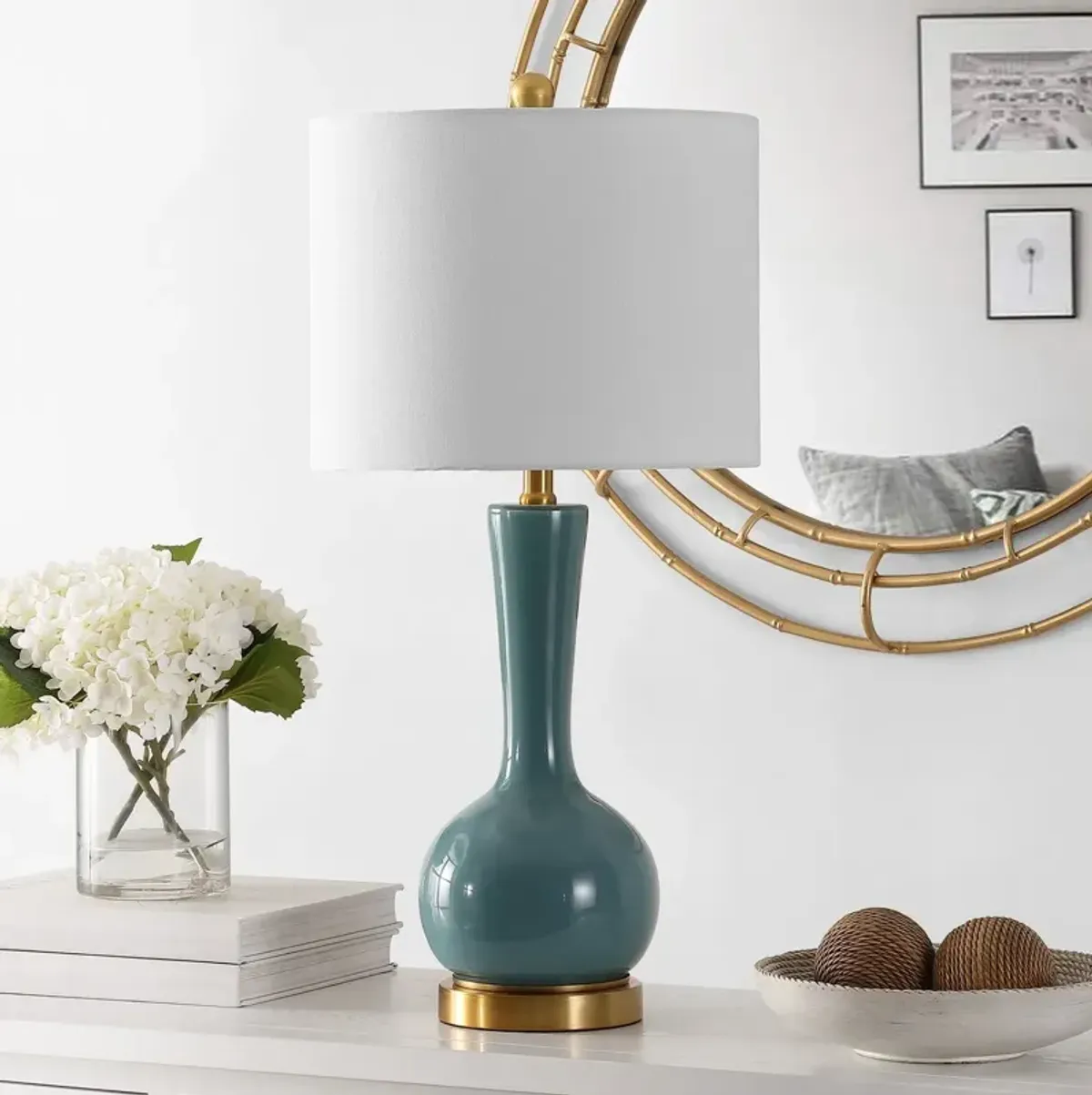 Gaetna Glass Table Lamp