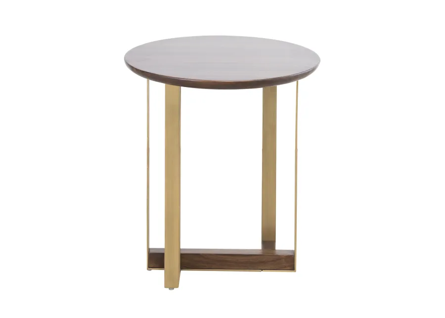 Crafton Accent Table - Mahogany