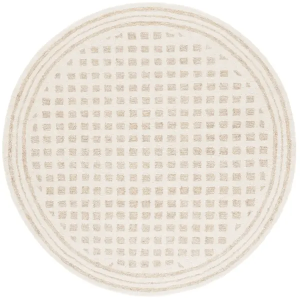 EBONY Hand Tufted 8' x 8' Round area rug